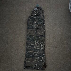 REVICE Green and Brown (camo) Cargo Pants Tactical Style (unisex)